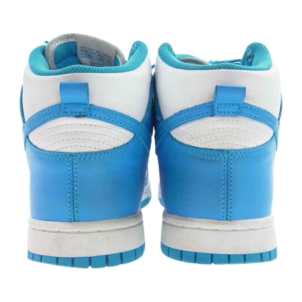 NIKE ナイキ DD1399-400 DUNK HIGH RETRO ダンクハイ レトロ ハイカット スニーカー ホワイト系 ライトブルー系 26.5cm【中古】