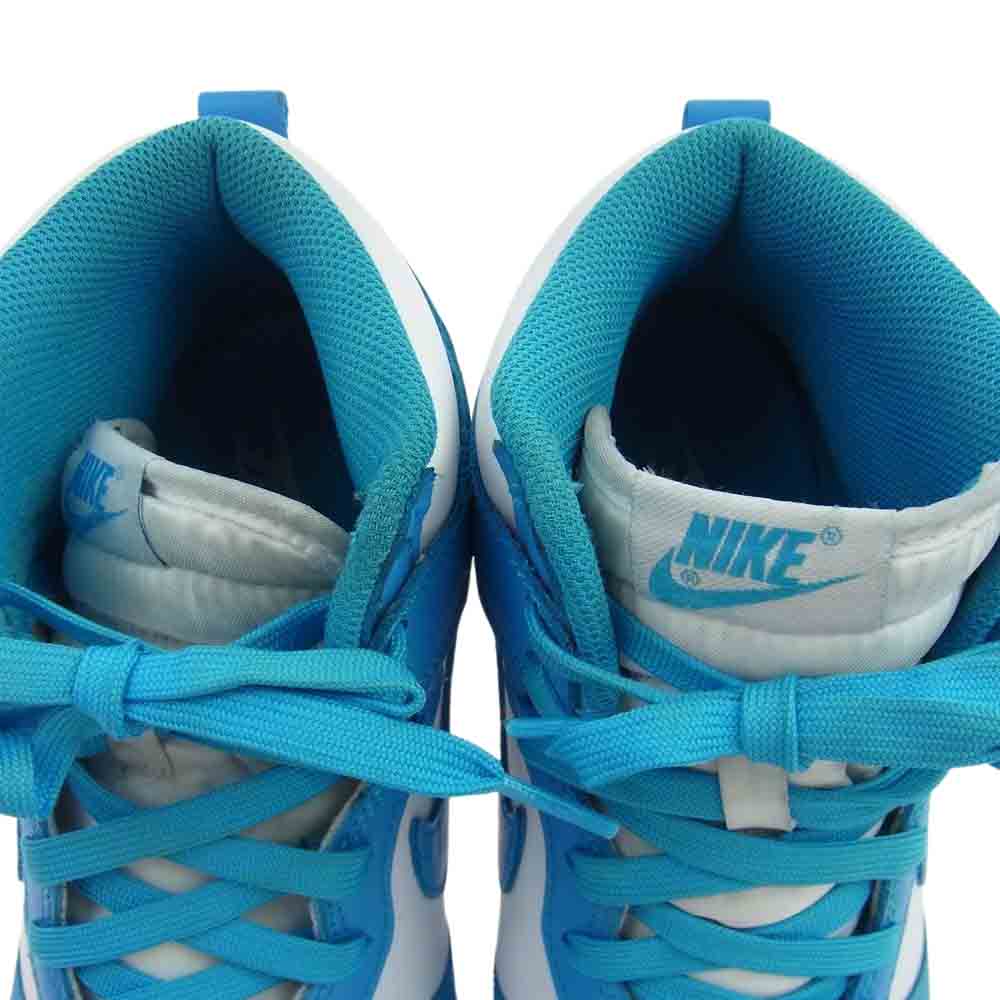 NIKE ナイキ DD1399-400 DUNK HIGH RETRO ダンクハイ レトロ ハイカット スニーカー ホワイト系 ライトブルー系 26.5cm【中古】