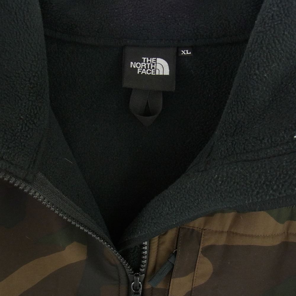 THE NORTH FACE ノースフェイス NA61631  Denali Jacket デナリ フリース ジャケット カモ柄 XL【中古】