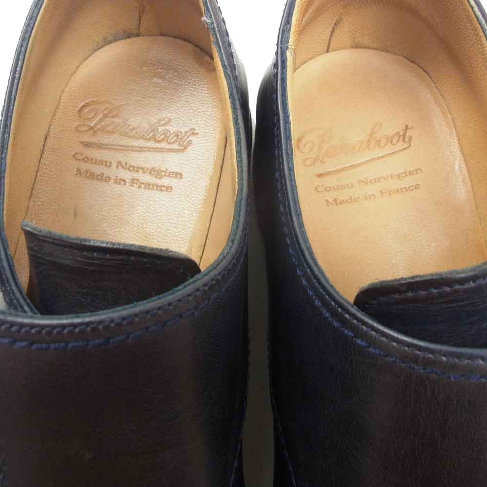 Paraboot パラブーツ 8398 WILLAM ウィリアム ダブルモンク ストラップ ドレスシューズ ダークネイビー系 8【中古】