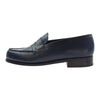 J.M WESTON ジェイエムウエストン #180 SIGNATURE LOAFER レザー シグネチャー ローファー  ネイビー系 7E【中古】