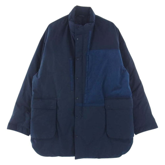 PORTER CLASSIC ポータークラシック 21AW WEATHER DOWN SHIRT JACKET NAVY ウェザー ダウン シャツ ジャケット ネイビー系 4【中古】