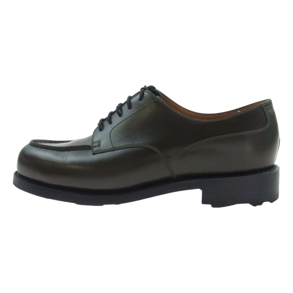J.M WESTON ジェイエムウエストン GOLF ゴルフ Uチップ レザー ドレスシューズ モスグリーン系 7E【中古】