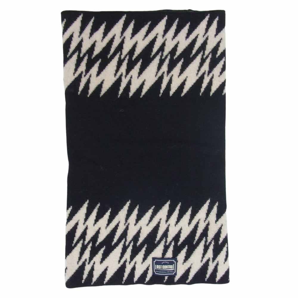 LOST CONTROL ロストコントロール Jacquard Neck Warmer ジャガード ネック ウォーマー ブラック系【中古】