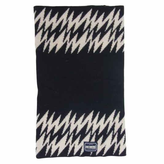 LOST CONTROL ロストコントロール Jacquard Neck Warmer ジャガード ネック ウォーマー ブラック系【中古】