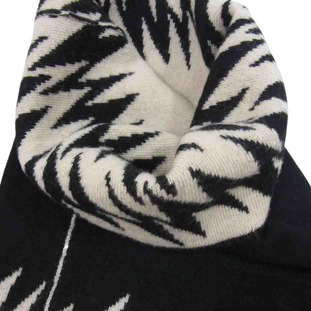 LOST CONTROL ロストコントロール Jacquard Neck Warmer ジャガード ネック ウォーマー ブラック系【中古】