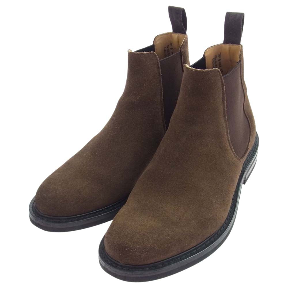 CHURCH'S チャーチ ETC246 WELLS LW CAASTORO SIGAR 103ラスト サイドゴア レザー チェルシーブーツ ブラウン系 7【中古】