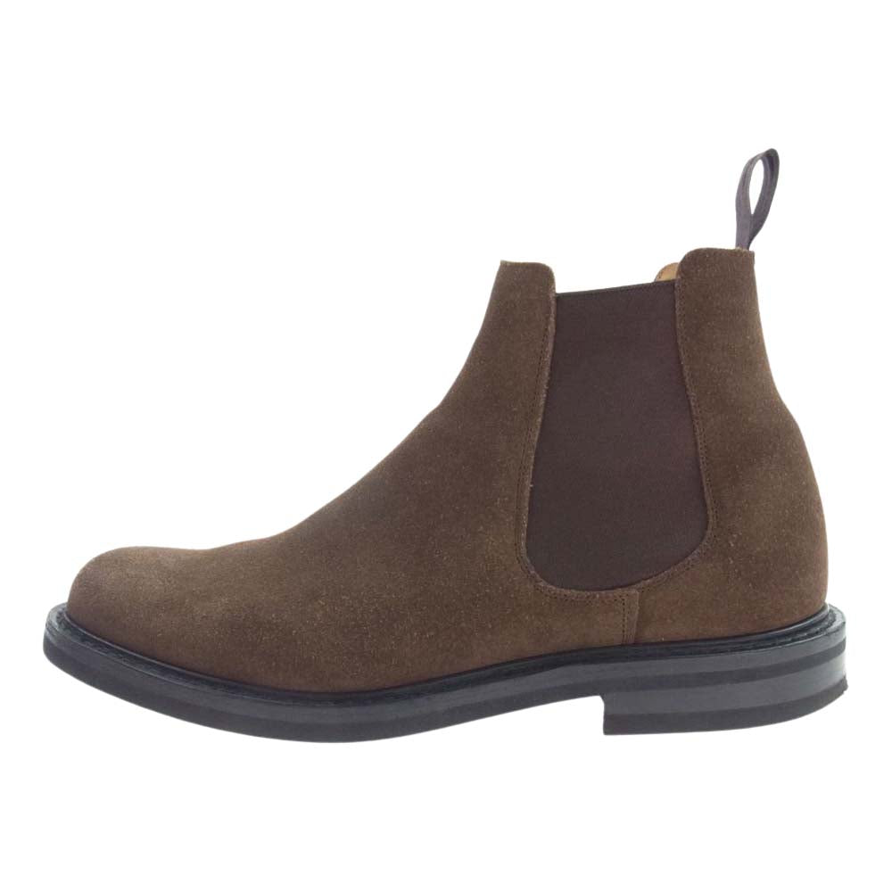 CHURCH'S チャーチ ETC246 WELLS LW CAASTORO SIGAR 103ラスト サイドゴア レザー チェルシーブーツ ブラウン系 7【中古】