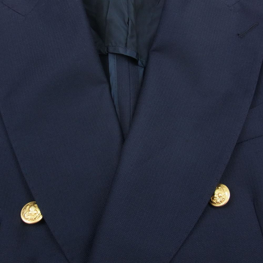 タリアトーレ × BRILLA per il gusto ブリッラペルイルグスト別注 1SBM20D 金ボタン ダブルブレスト 紺ブレ ブレザー ジャケット ネイビー系 46【美品】【中古】
