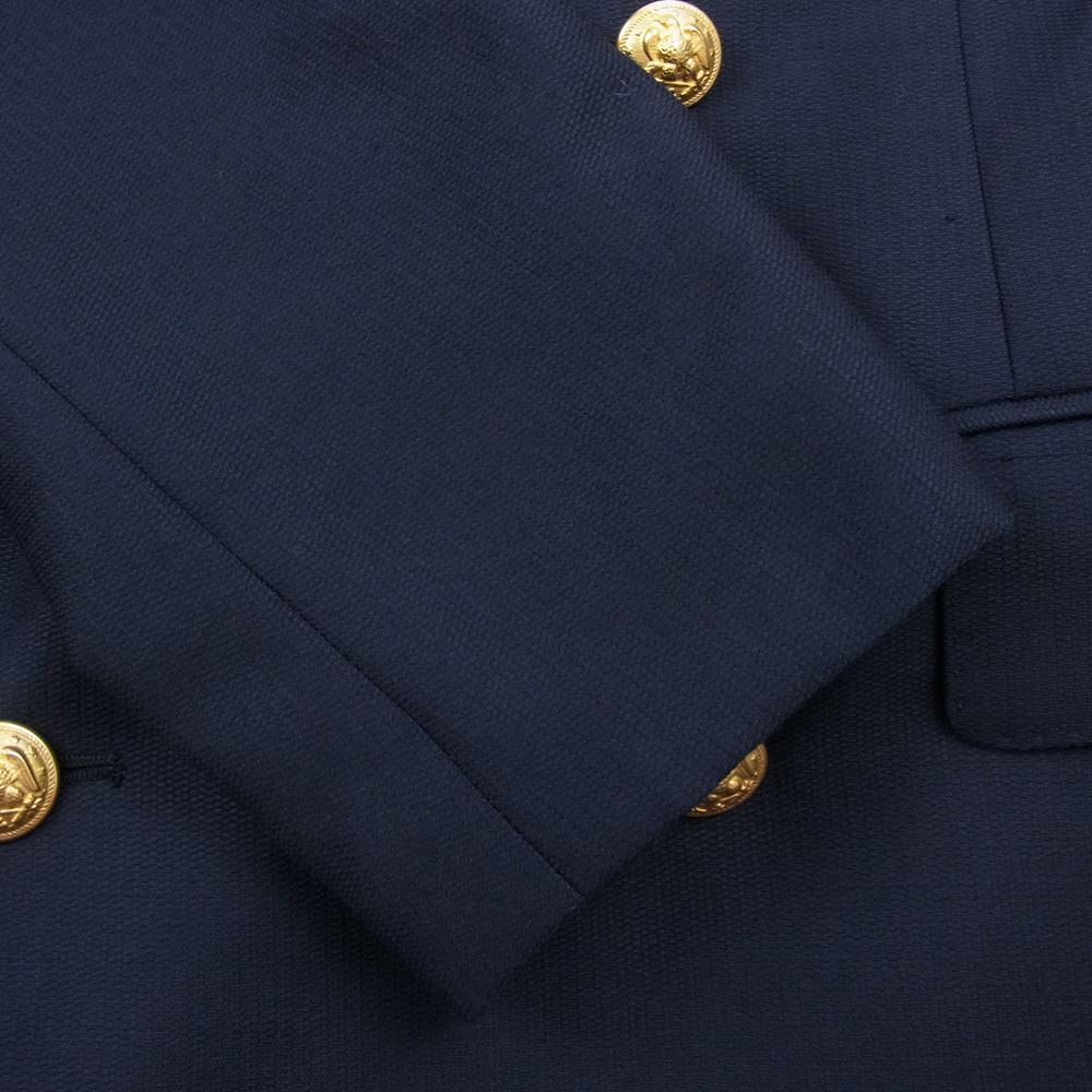 タリアトーレ × BRILLA per il gusto ブリッラペルイルグスト別注 1SBM20D 金ボタン ダブルブレスト 紺ブレ ブレザー ジャケット ネイビー系 46【美品】【中古】