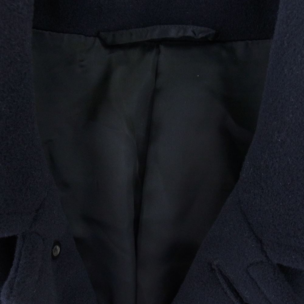 COMOLI コモリ 22AW W03-04014 WOOL MILITARY COAT ウールミリタリーコート ネイビー系 2【美品】【中古】