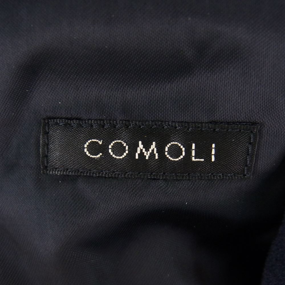 COMOLI コモリ 22AW W03-04014 WOOL MILITARY COAT ウールミリタリーコート ネイビー系 2【美品】【中古】