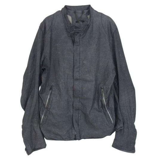 SISII シシ シングル ライダース ジャケット グレー系 M【中古】