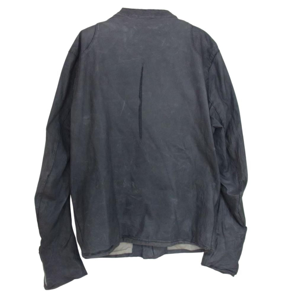 SISII シシ シングル ライダース ジャケット グレー系 M【中古】