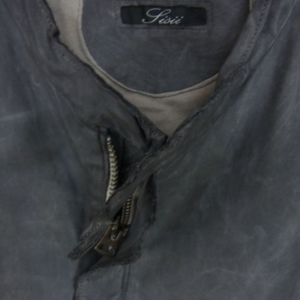 SISII シシ シングル ライダース ジャケット グレー系 M【中古】