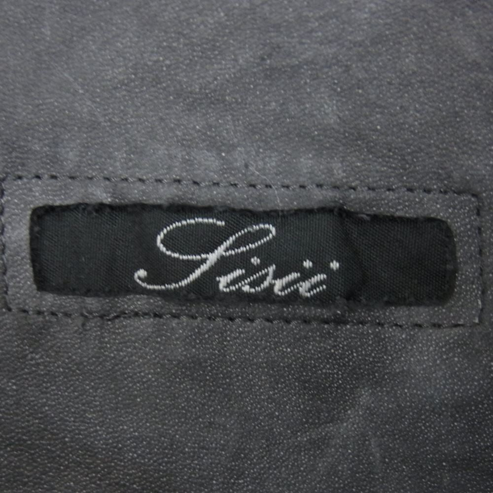 SISII シシ シングル ライダース ジャケット グレー系 M【中古】