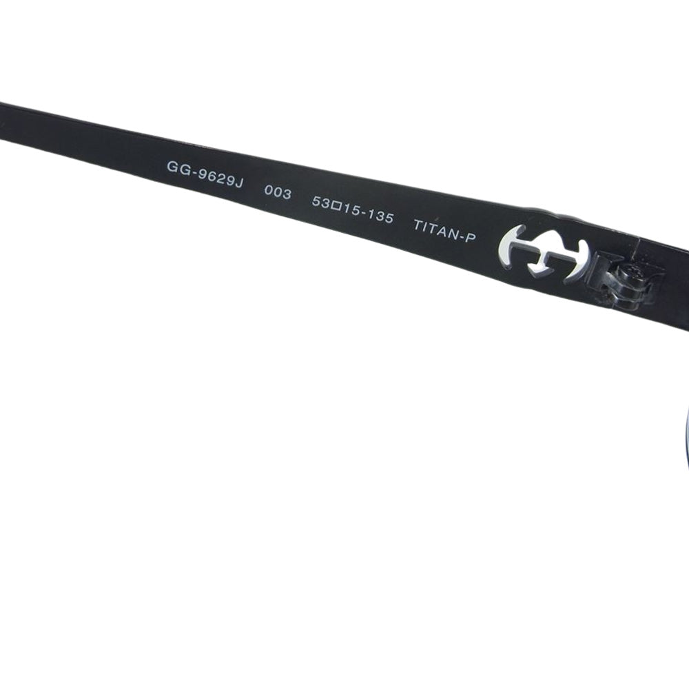 GUCCI グッチ GG-9629J メガネフレーム アイウェア 眼鏡 度入り ブラック系 53□15-135【中古】