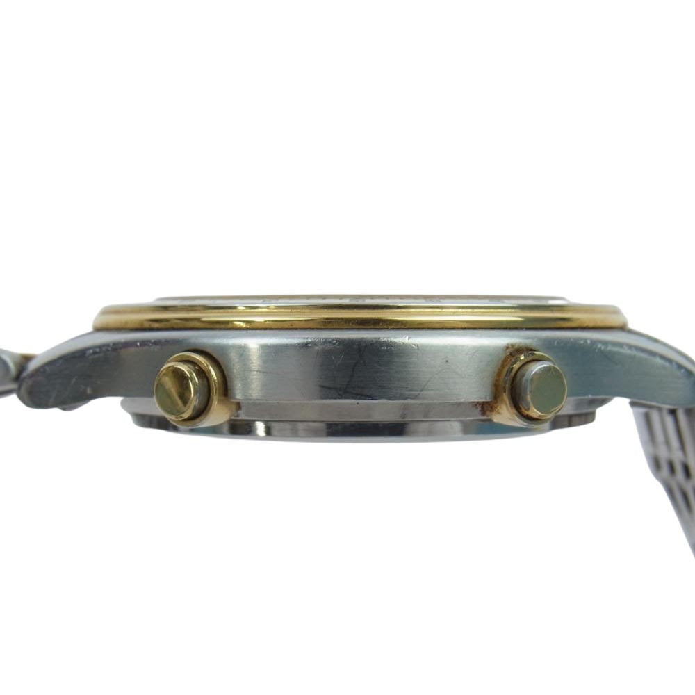 SEIKO セイコー 7T59-7A10 クロノグラフ デイデイト クォーツ 時計 ウォッチ シルバー系 ゴールド系【中古】