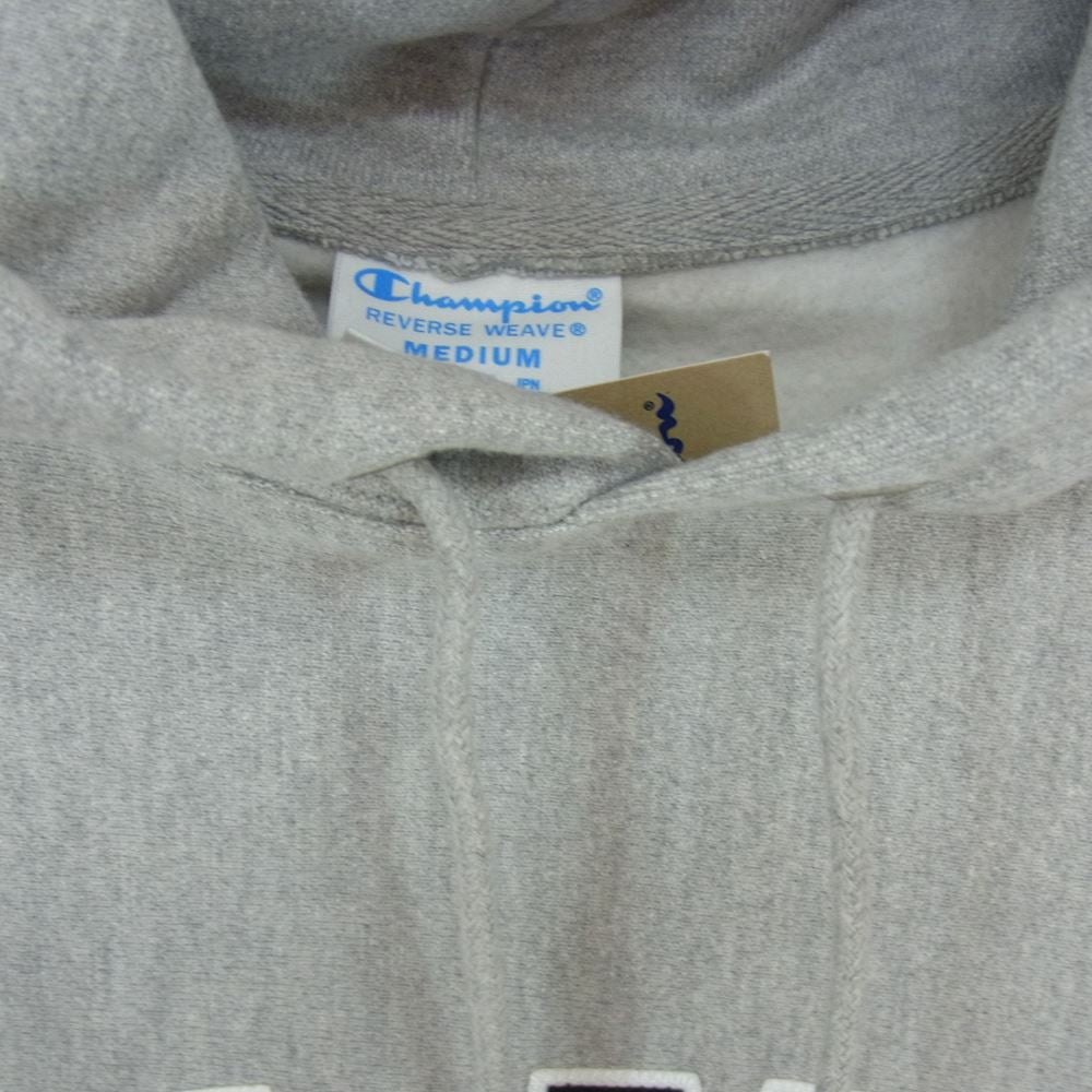 Champion チャンピオン CS3051950 MoMa限定 Champion Hoodie チャンピオン フード パーカー グレー系 XL【美品】【中古】