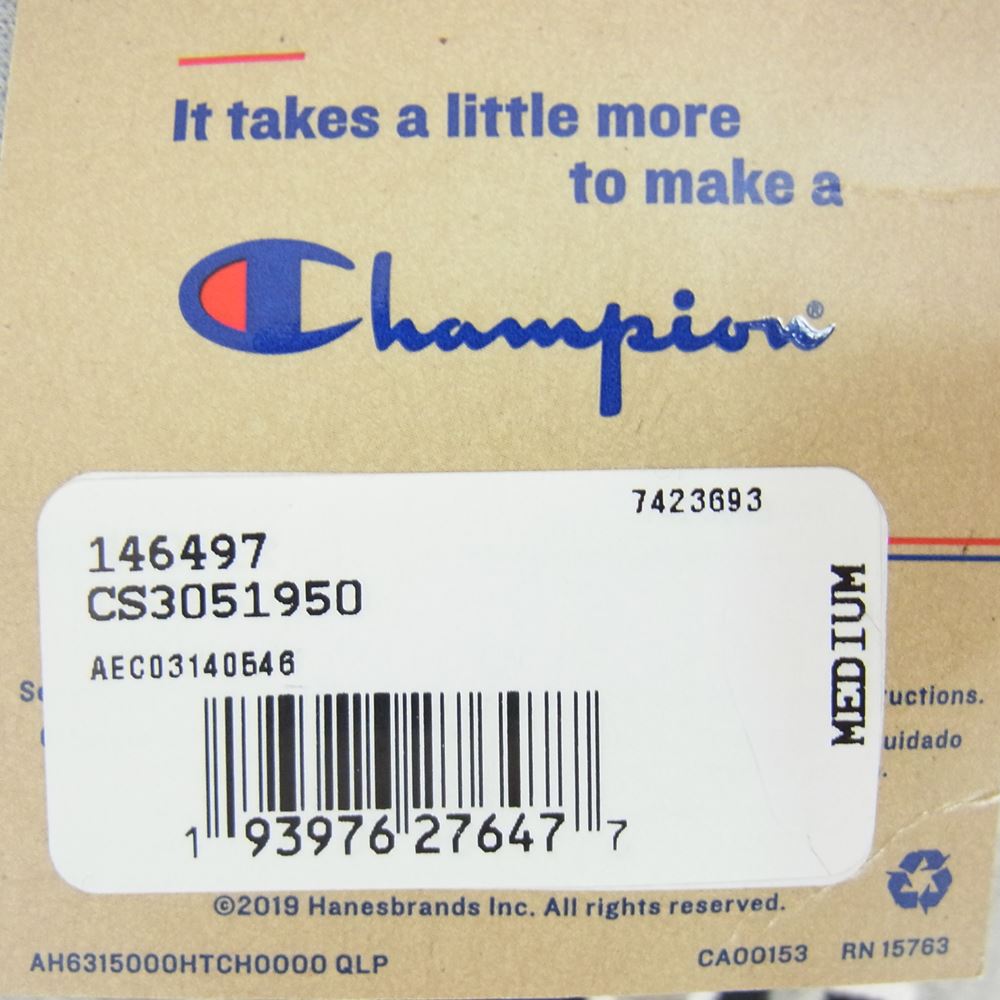 Champion チャンピオン CS3051950 MoMa限定 Champion Hoodie チャンピオン フード パーカー グレー系 XL【美品】【中古】