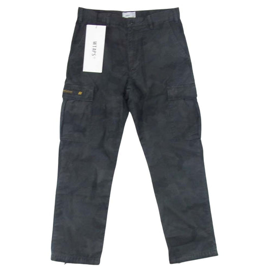 WTAPS ダブルタップス 20SS 201WVDT-PTM04 JUNGLE STOCK TROUSERS ジャングル ストック カモフラ トラウザーズ カーゴパンツ カーキ系 02【極上美品】【中古】