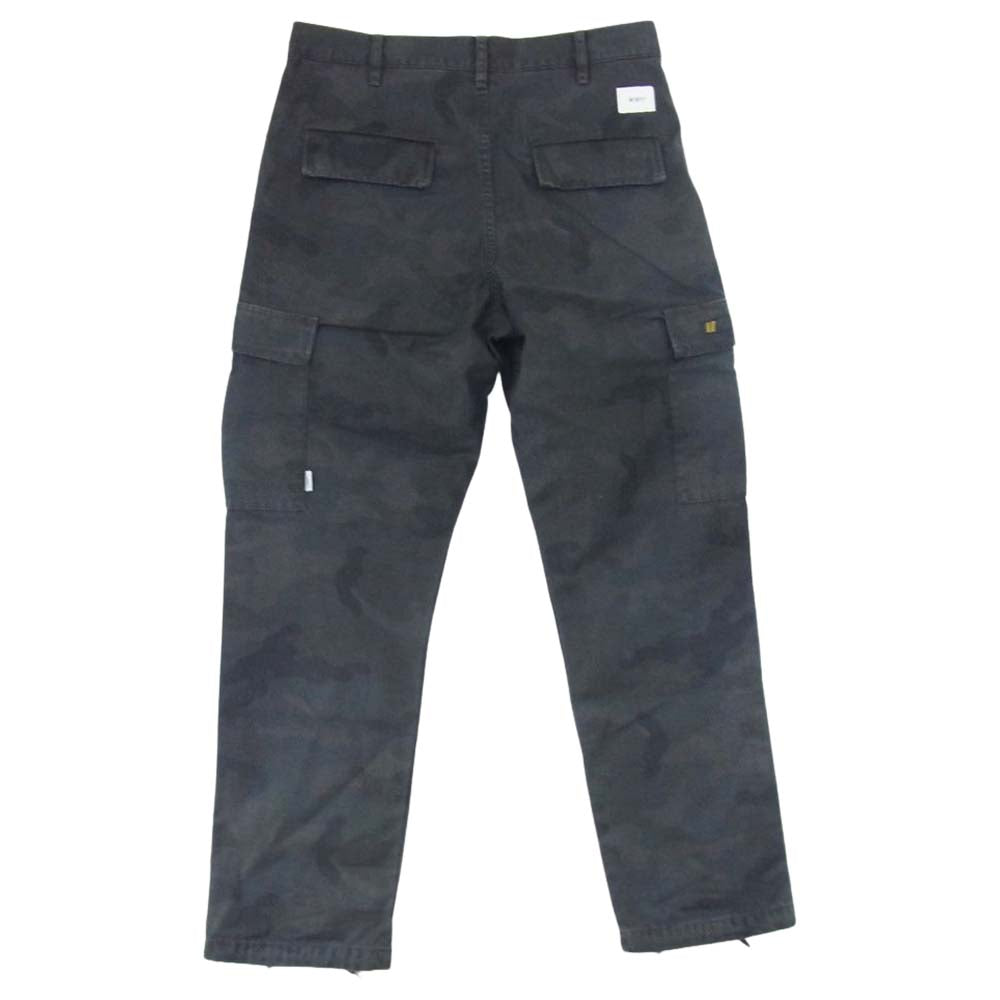 WTAPS ダブルタップス 20SS 201WVDT-PTM04 JUNGLE STOCK TROUSERS ジャングル ストック カモフラ トラウザーズ カーゴパンツ カーキ系 02【極上美品】【中古】