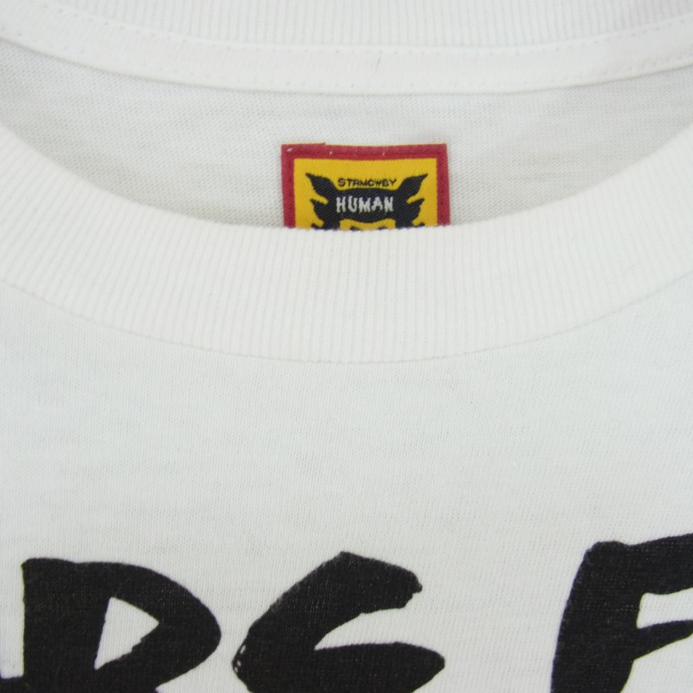 HUMAN MADE ヒューマンメイド 18SS × STUDIO SEVEN スタジオセブン NEW T-SHIRT 半袖 Tシャツ ホワイト系 L【中古】