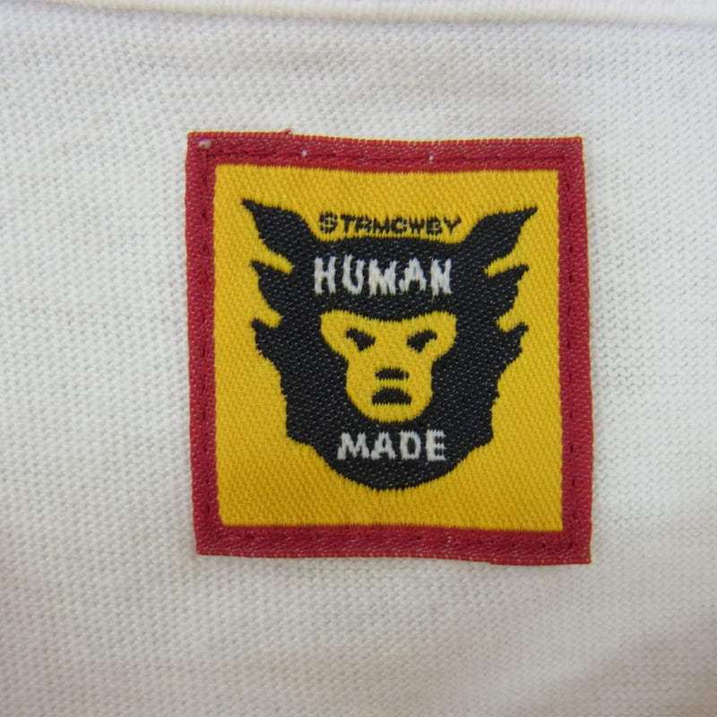HUMAN MADE ヒューマンメイド 18SS × STUDIO SEVEN スタジオセブン NEW T-SHIRT 半袖 Tシャツ ホワイト系 L【中古】