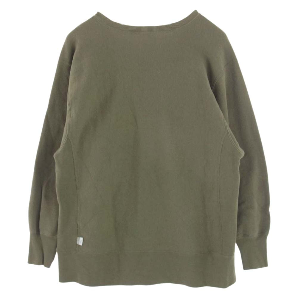 WTAPS ダブルタップス 21AW C8-T016 × Champion チャンピオン CREW REVERSE WEAVE リバースウィーブ アカデミー クルーネック スウェット M【中古】