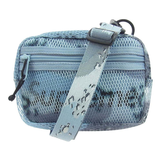Supreme シュプリーム 20SS Smal Shoulder Bag Blue Chocolate Chip Camo スモール ショルダー バッグ チョコチップ カモ ライトブルー系【極上美品】【中古】