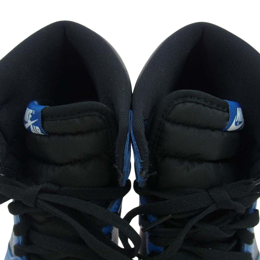 NIKE ナイキ 555088 404 Air Jordan 1 Retro High OG Dark Marina Blue ナイキ エアジョーダン 1 レトロ ハイ OG ダークマリーナブルー スニーカー ブラック系 ブルー系 27cm【中古】