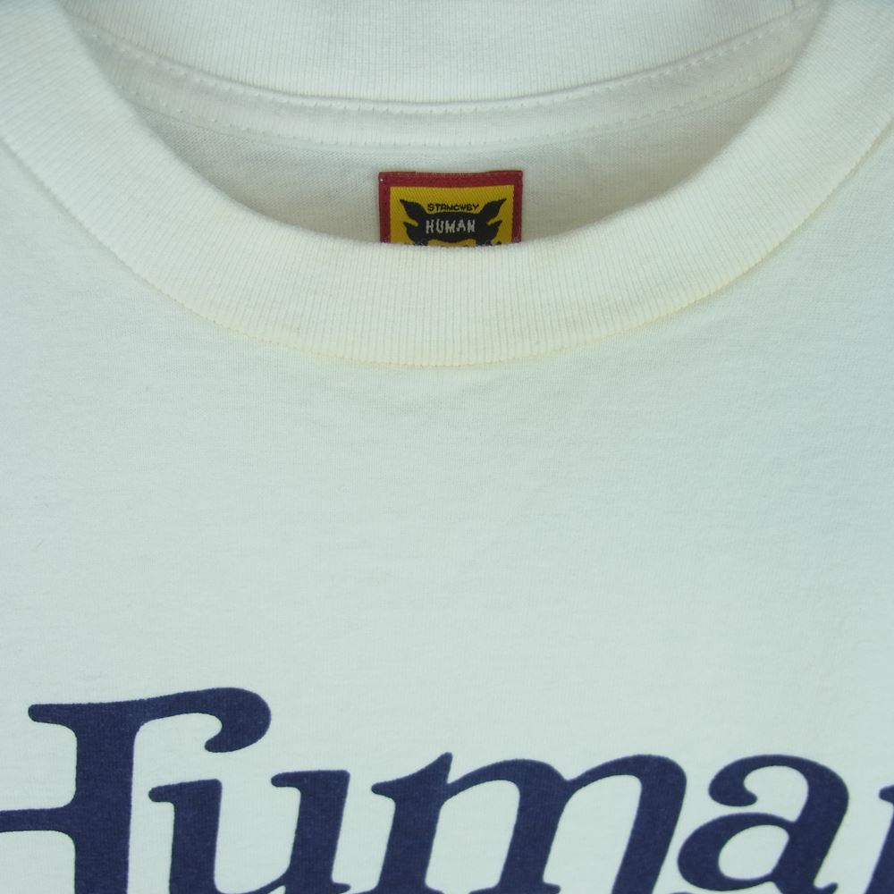 HUMAN MADE ヒューマンメイド 20SS XX20TE006 Girls Dont Cry T-SHIRT HARAJUKU ガールズ ドント クライ 原宿 リニューアル 半袖 Tシャツ ホワイト系 S【中古】