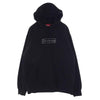 Supreme シュプリーム 21SS × KAWS カウズ Chalk Logo Hooded Sweatshirt チョークロゴ フーデッド スウェット シャツ プルオーバー パーカー ボックスロゴ ブラック  ブラック系 L【中古】