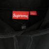 Supreme シュプリーム 21SS × KAWS カウズ Chalk Logo Hooded Sweatshirt チョークロゴ フーデッド スウェット シャツ プルオーバー パーカー ボックスロゴ ブラック  ブラック系 L【中古】