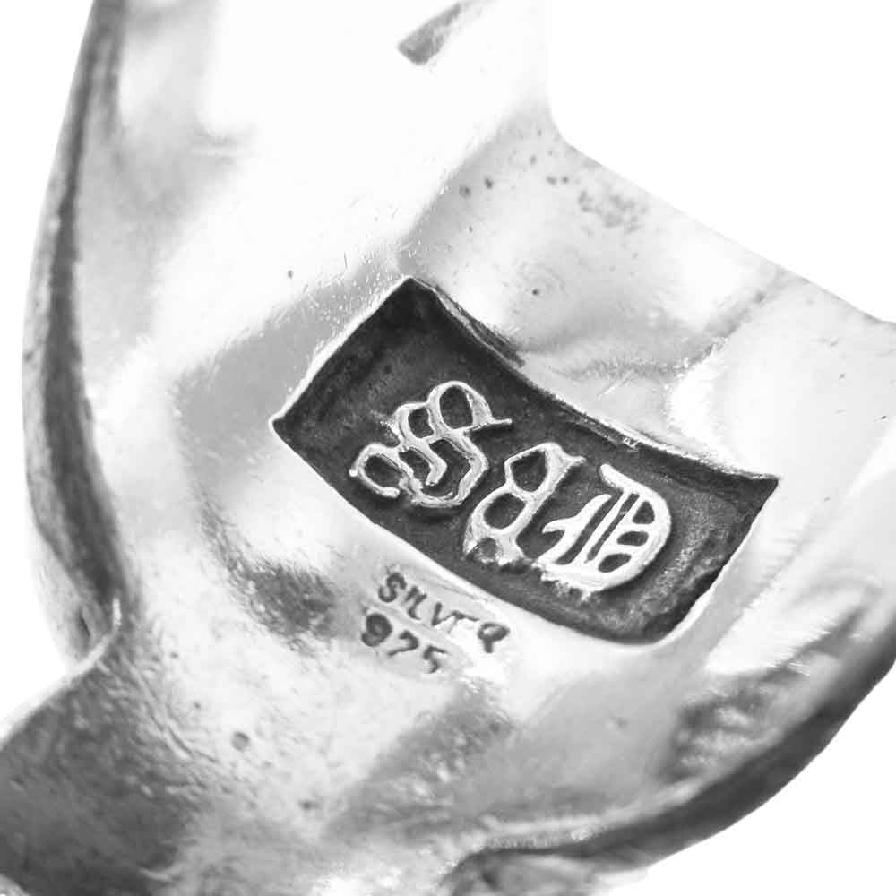 サディスティックアンドデンジャラス S.A.D スカル 般若 シルバー リング シルバー系 19号【中古】