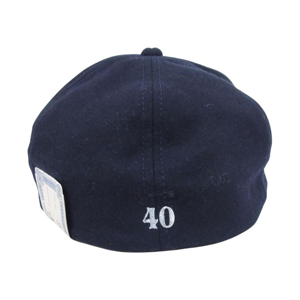 ザエイチダブリュードッグアンドコー D-00702 CPO CAP ウール ベースボール キャップ ネイビー系 40【中古】