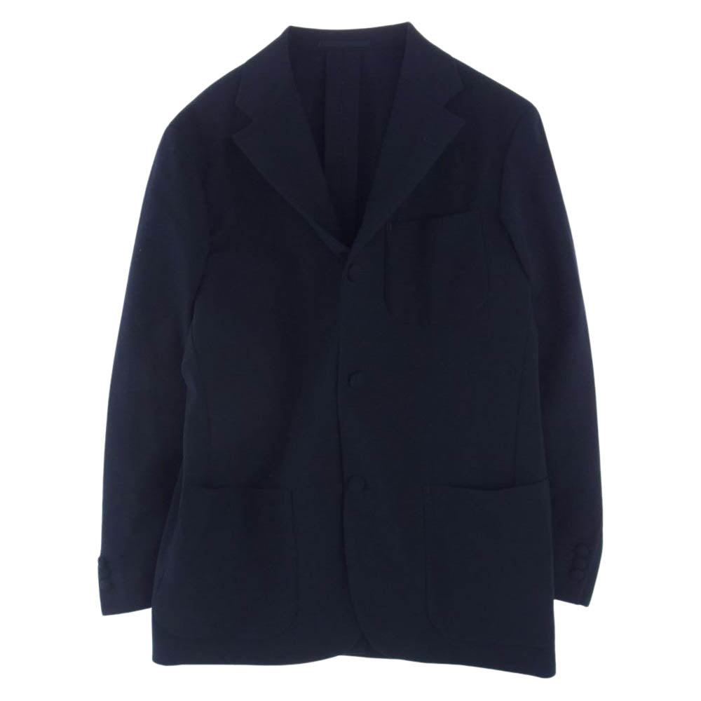 EVISU エヴィス RE023S35X hidehiko yamane ヒデヒコ ヤマネ ウール テーラード ジャケット ダークネイビー系 40【中古】