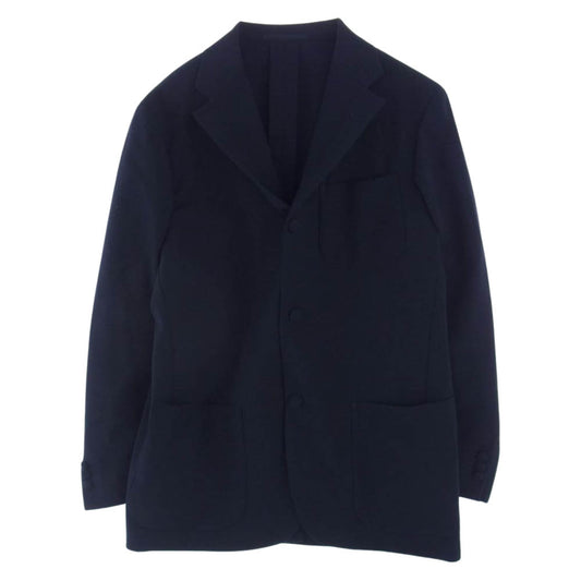 EVISU エヴィス RE023S35X hidehiko yamane ヒデヒコ ヤマネ ウール テーラード ジャケット ダークネイビー系 40【中古】