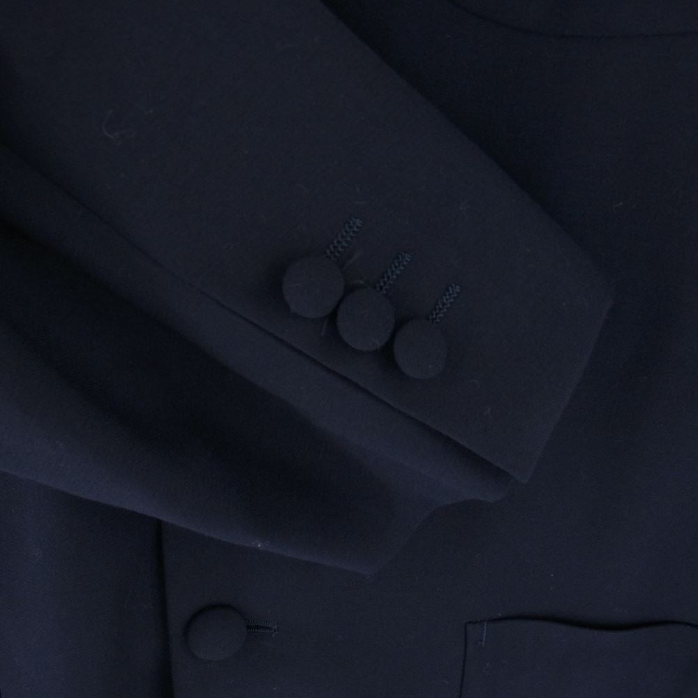 EVISU エヴィス RE023S35X hidehiko yamane ヒデヒコ ヤマネ ウール テーラード ジャケット ダークネイビー系 40【中古】