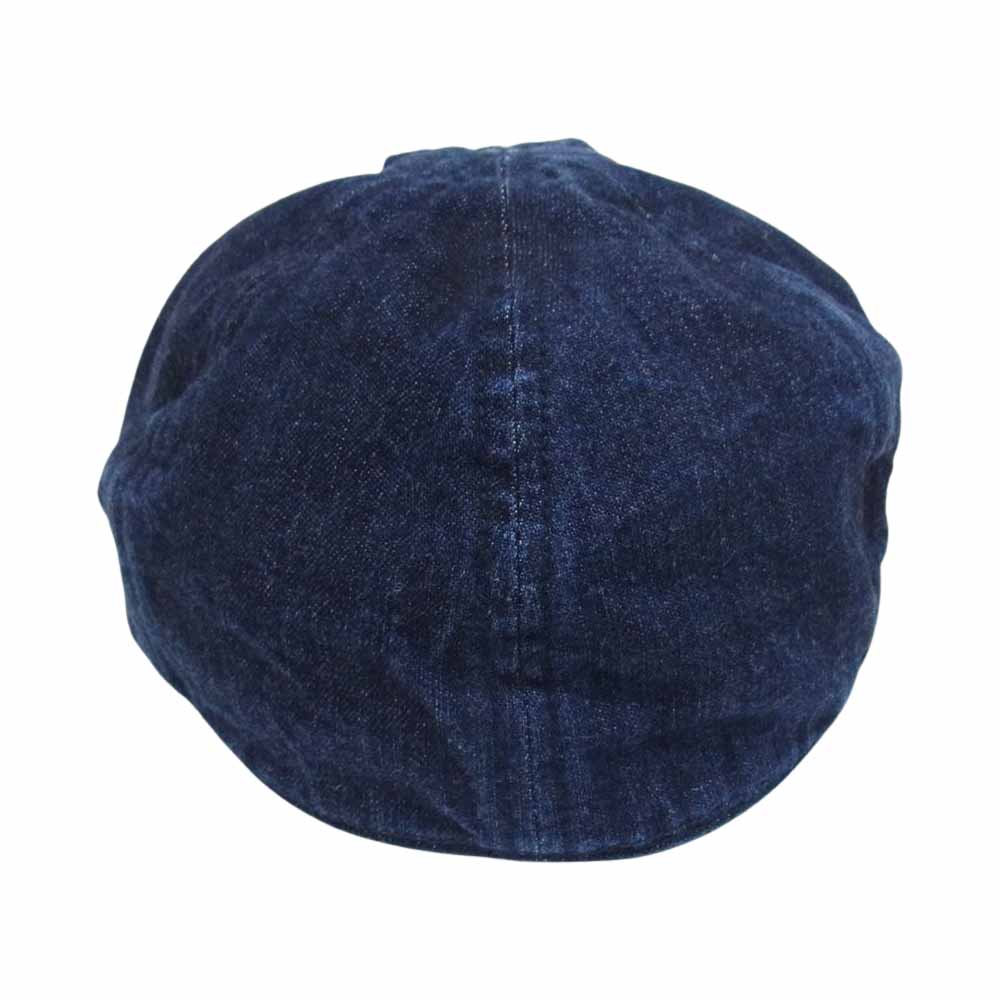 The REAL McCOY'S ザリアルマッコイズ MA16001 TYPE A-3 CAP コットン キャップ デニム インディゴブルー系 7 3/4【中古】