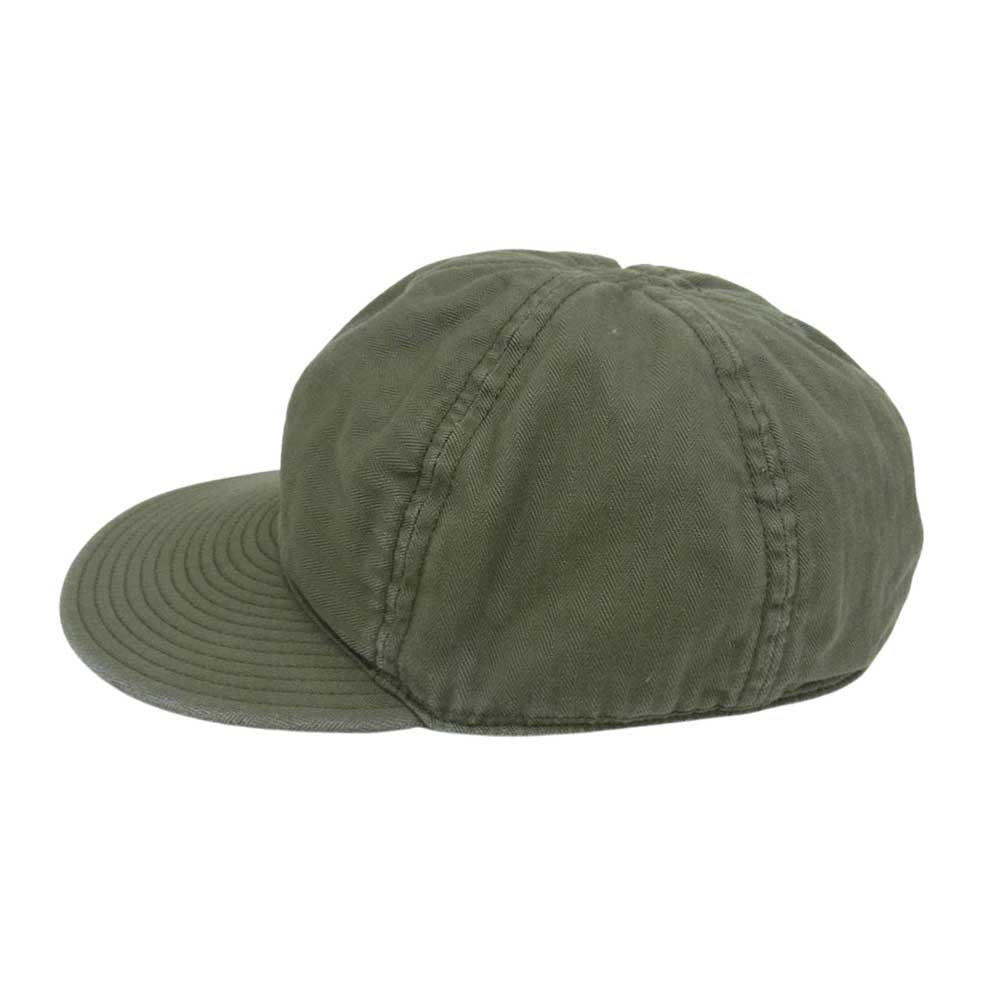 The REAL McCOY'S ザリアルマッコイズ TYPE A-3 CAP コットン キャップ グリーン カーキ系 7 3/4【中古】