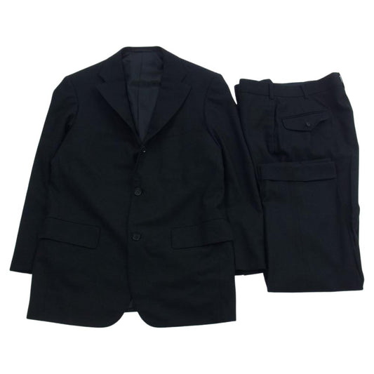 EVISU エヴィス RE027F27Y YAMANE DELUXE OSAKA ヤマネ デラックス 大阪 ウール 3B スーツ セットアップ ブラック系 36【中古】