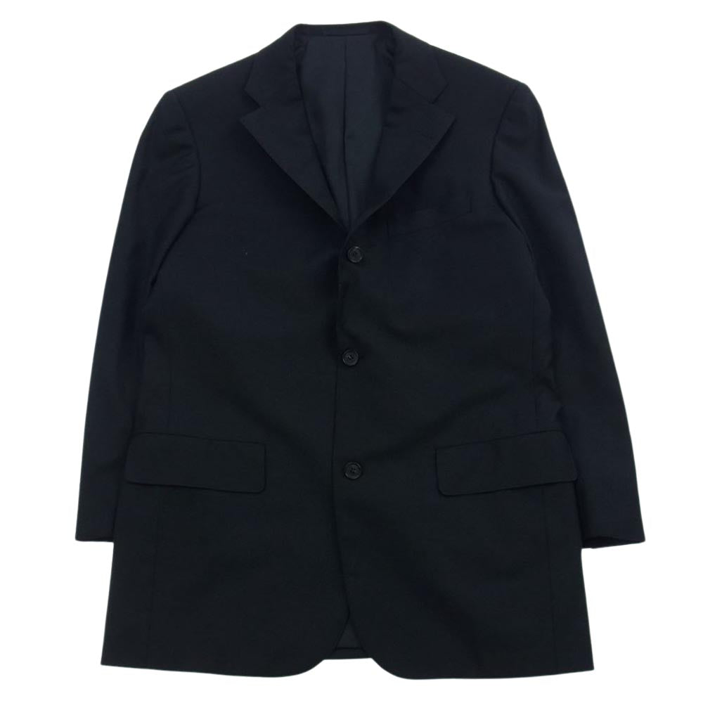 EVISU エヴィス RE027F26Y YAMANE DELUXE OSAKA ヤマネ デラックス 大阪 ウール 3B スーツ セットアップ ブラック系 38【中古】
