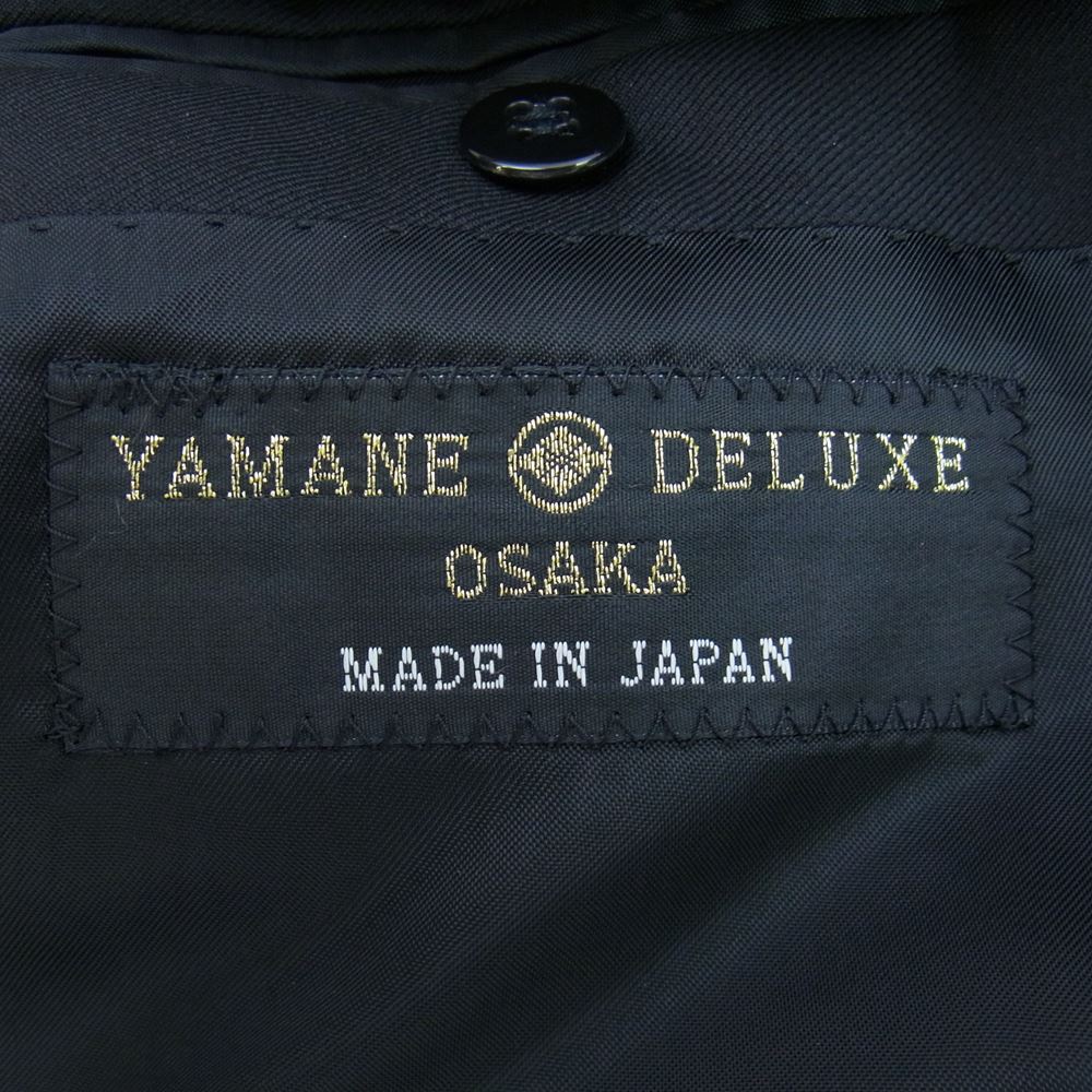 EVISU エヴィス RE027F26Y YAMANE DELUXE OSAKA ヤマネ デラックス 大阪 ウール 3B スーツ セットアップ ブラック系 38【中古】