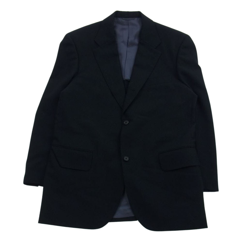 EVISU エヴィス YDC1042 YAMANE DELUXE ヤマネ デラックス ウール カシミヤ 3B スーツ セット アップ ブラック系 48【美品】【中古】