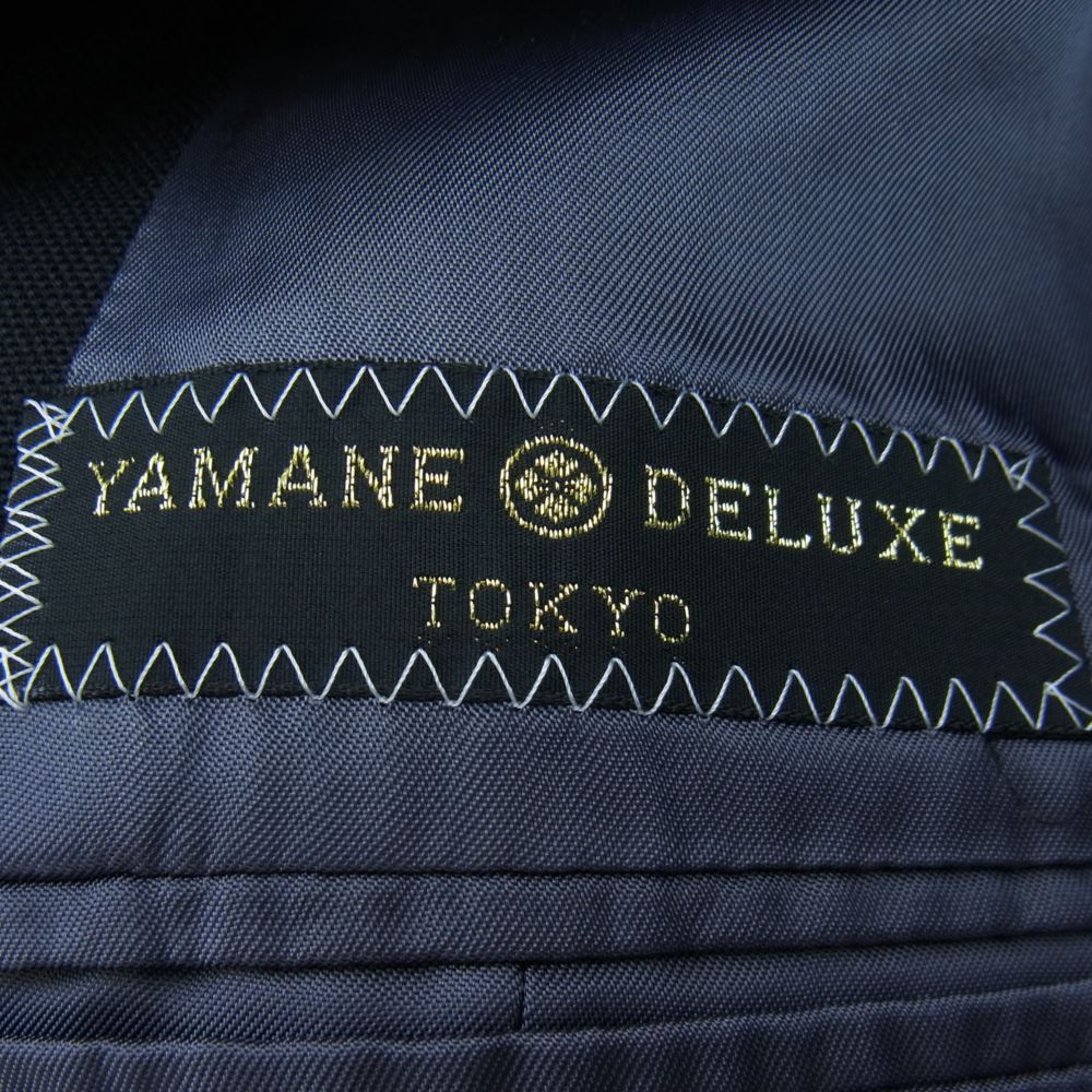 EVISU エヴィス YDC1042 YAMANE DELUXE ヤマネ デラックス ウール カシミヤ 3B スーツ セット アップ ブラック系 48【美品】【中古】