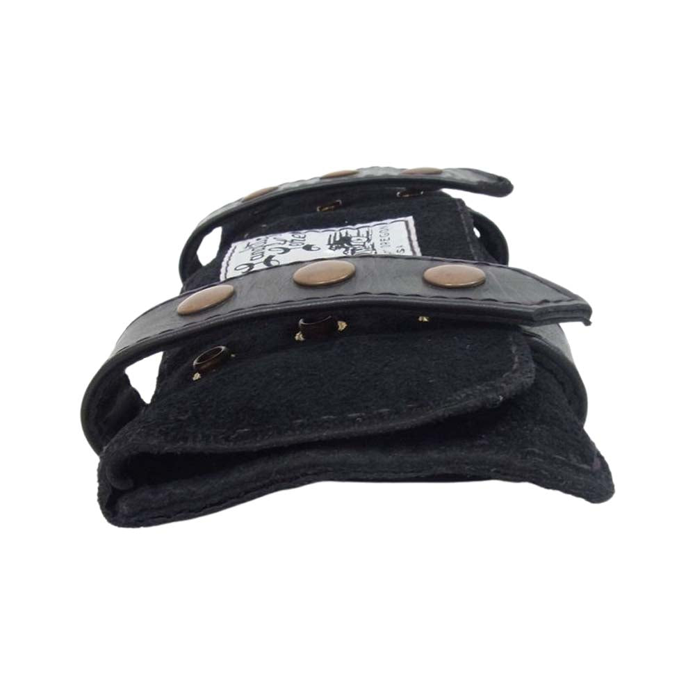 LANGLITZ LEATHERS ラングリッツレザーズ CROSS BAR BAG クロス バー バッグ バイク用 ツールバッグ 工具入れ 小物入れ ブラック系【中古】