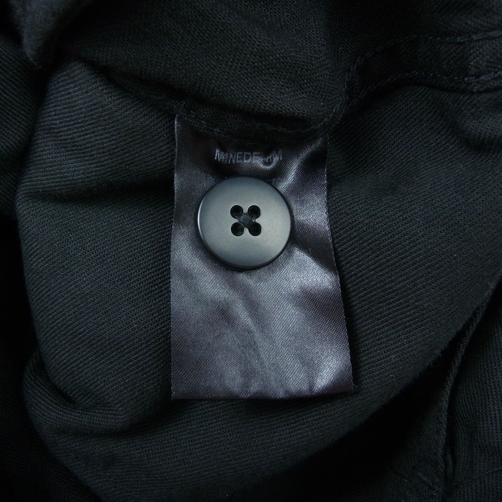 MINEDENIM マインデニム 23SS 2034-7002-99-282 ミリタリー セミワイド パンツ ブラック系 28【中古】