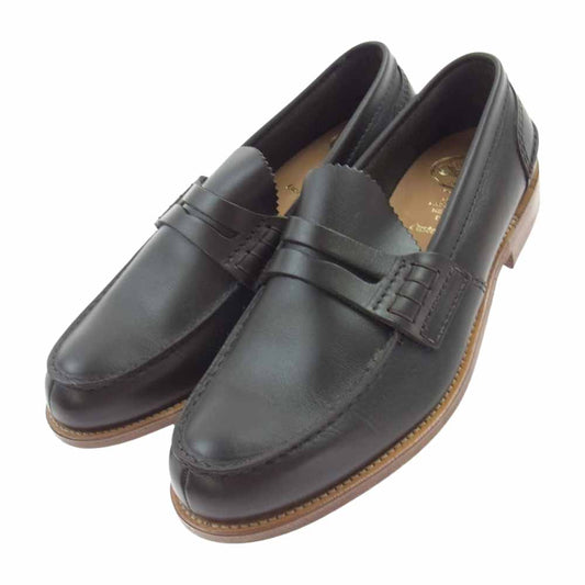 CHURCH'S チャーチ EDB003 PEMBREY EBONY コイン ローファー ダークブラウン系 UK 7.5【極上美品】【中古】
