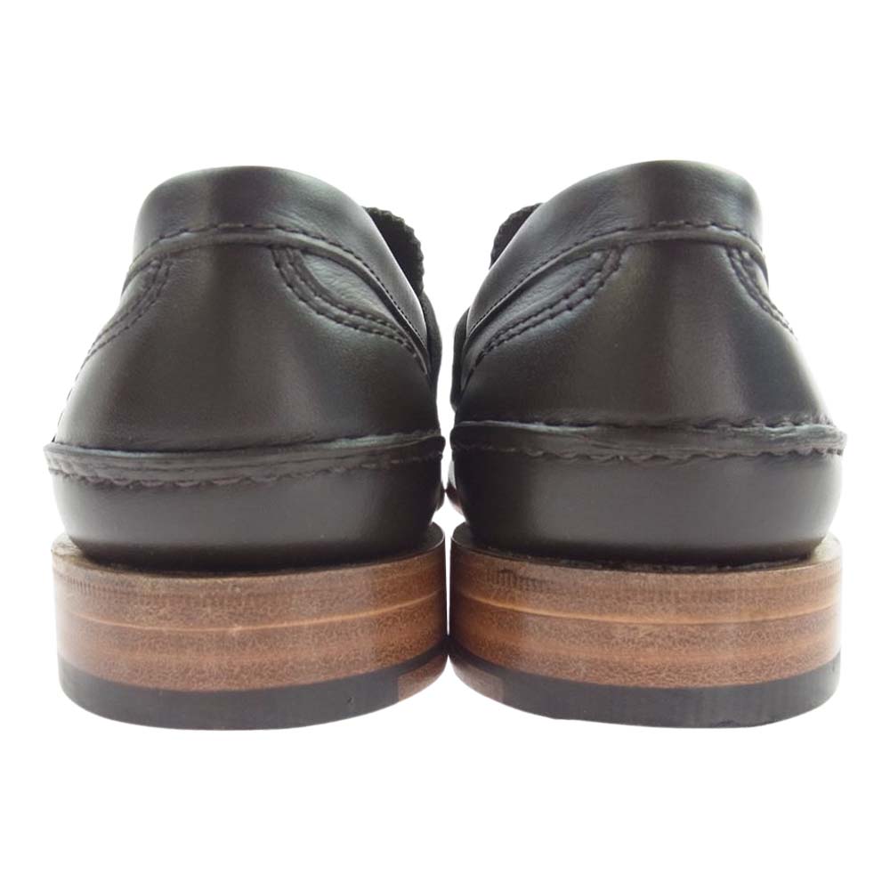 CHURCH'S チャーチ EDB003 PEMBREY EBONY コイン ローファー ダークブラウン系 UK 7.5【極上美品】【中古】